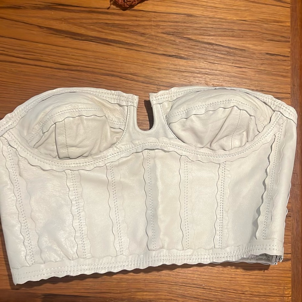 Free people leather top